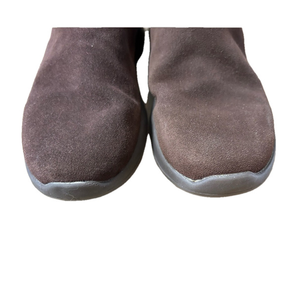 Skechers Brown Suede Fur-Lined Ankle Boots Suede and Faux Fur size 7.5 - Picture 4 of 8